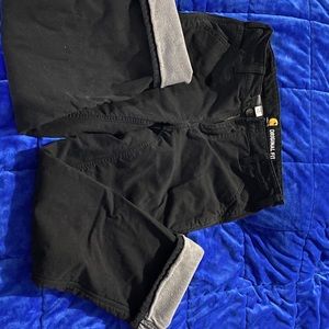 Carhart fleece lined pants